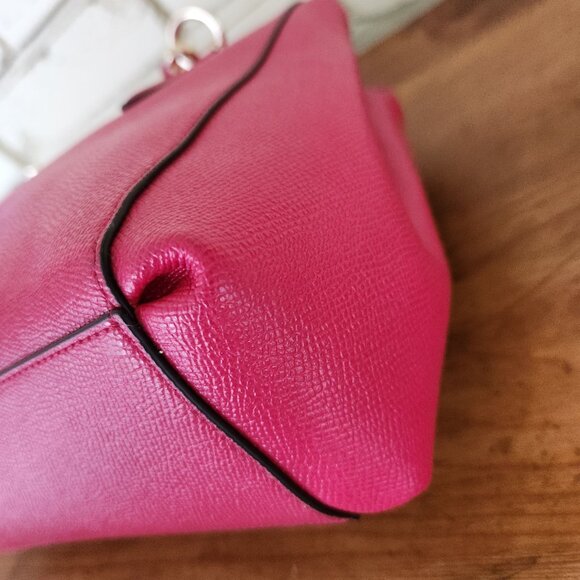 Nwot Coach Christie Red Leather Shoulder Bag/Crossbody Purse - Picture 10 of 15